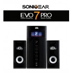 SonicGear Evo 7 Pro 2.1 Channel PC Speakers 2.1 with Bluetooth / FM Radio / SD Slot / USB Slot / Aux Input / Mic